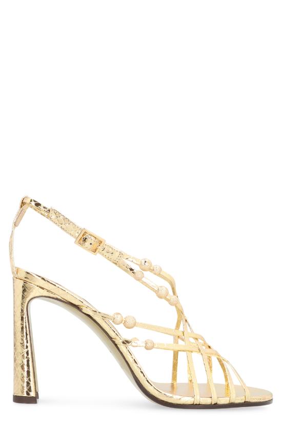25FW 지미추 샌들 FELICE95DZCLIGHTGOLDGOLD Gold