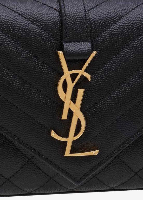 26SS 생로랑 모노그램 엔벨로프 스몰백 600195BOW911000 black - SAINT LAURENT