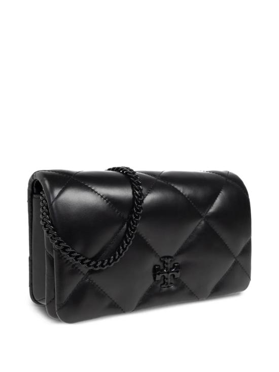 25FW 토리버치 키라 다이아몬드 파우더 지갑 체인 170622001 black - TORY BURCH
