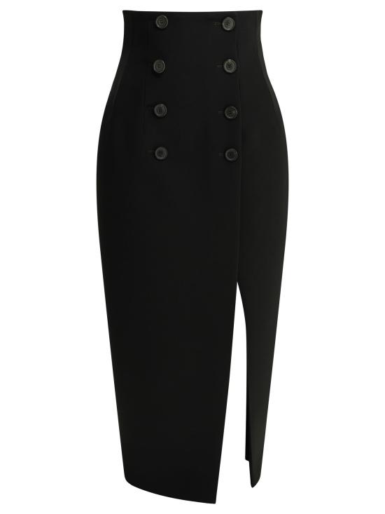 26FW 케이트 롱 스커트 41914114200 BLACK