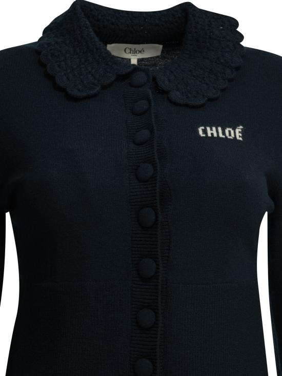 26FW 끌로에 스웨터 CH26AMC167114C3 BLUE - CHLOE