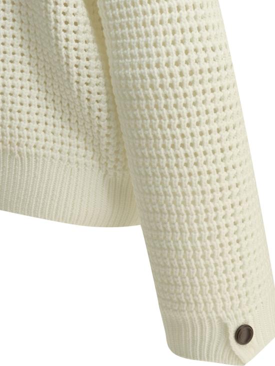 26SS 브루넬로 쿠치넬리 스웨터 M89302602C2723X WHITE - BRUNELLO CUCINELLI