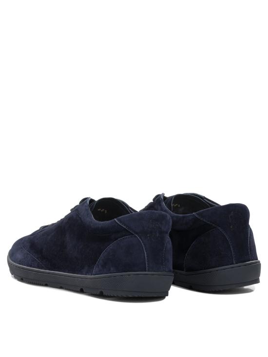 26FW 브루넬로 쿠치넬리 라이트 웨이트 스웨이드 스니커즈 MZUCAHN345C8862X BLUE - BRUNELLO CUCINELLI