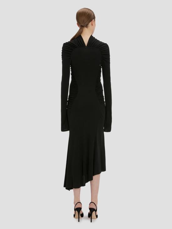 26FW 빅토리아 베컴 롱 원피스 1326WDR007472A 1 BLACK - VICTORIA BECKHAM