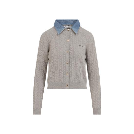 26FW 미우미우 스웨터 MMF04CSOOO6342 F0036 NUDE NEUTRALS