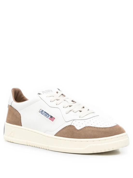 26FW 오트리 메달리스트 로우 스니커즈 AULMFT17 WHTTABACCO WHITE - AUTRY