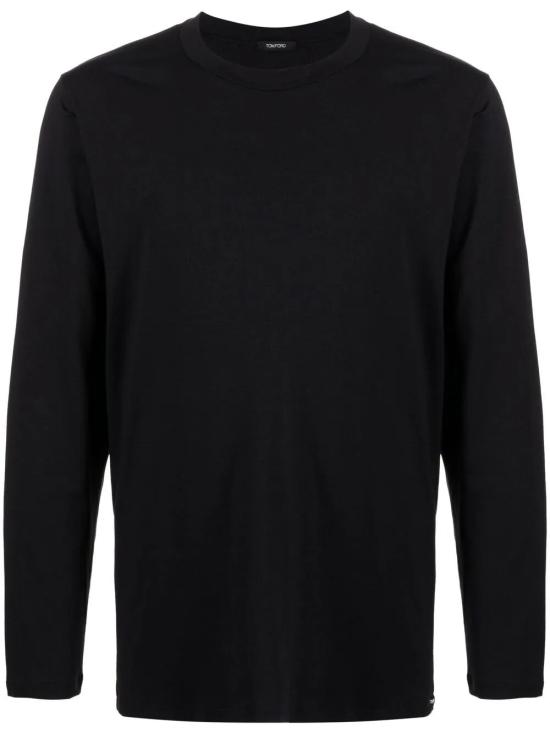 26FW 톰포드 긴팔 티셔츠 T4M141410 002 BLACK