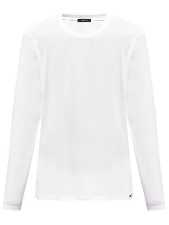 26FW 톰포드 긴팔 티셔츠 T4M141410 100 WHITE