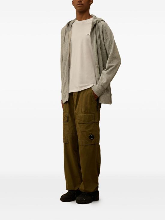 26FW 씨피 컴퍼니 30/1 저지 숏슬리브 로고 패치 티셔츠 RCCMTS726A005100W 103 WHITE - C.P. COMPANY