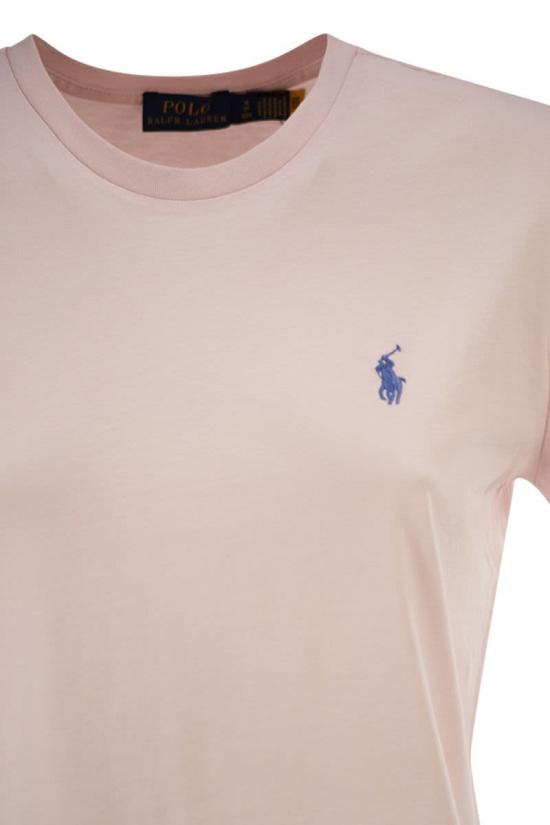 26FW 폴로 랄프로렌 클래식 핏 포니 로고 자수 티셔츠 211B14605 014 PINK PURPLE - POLO RALPH LAUREN