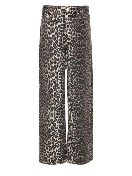 26FW 가니 스트레이트 팬츠 A1190039859 LEOPARD