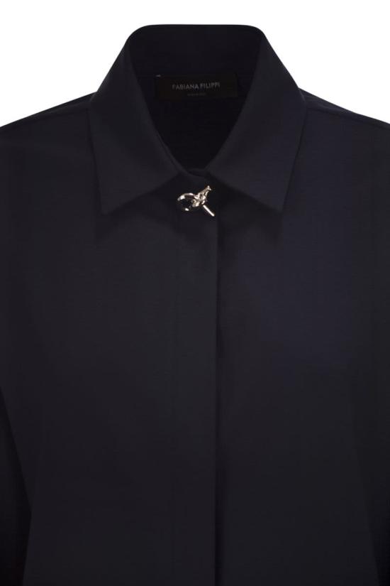 26FW 파비아나 필리피 셔츠 CAD216F312D6205146 BLU NOTTE - FABIANA FILIPPI