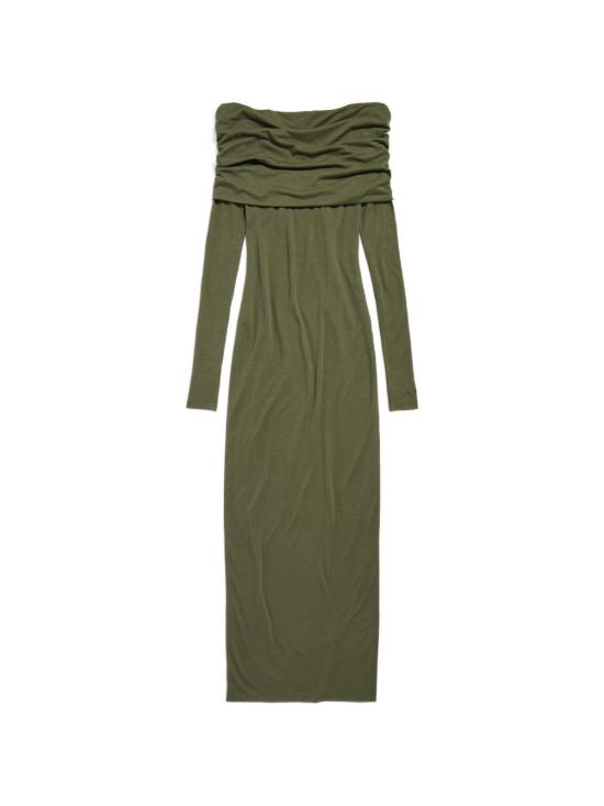 26FW 발렌시아가 롱 원피스 A001Z7TUVC92804 MILITARY GREEN