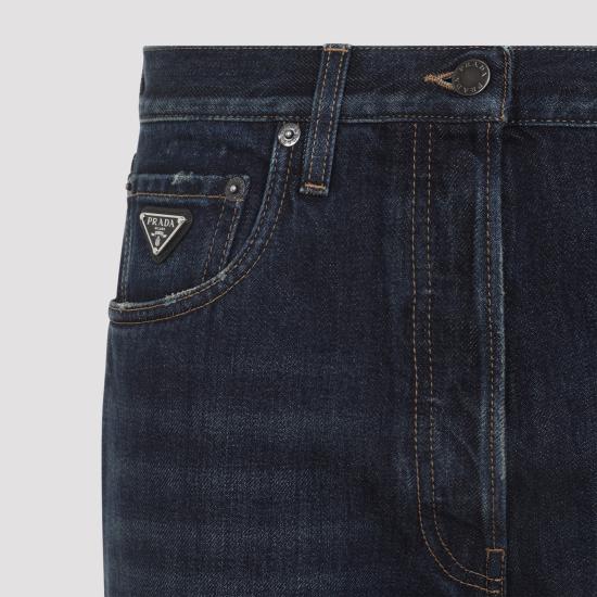 26FW 프라다 블루 데님 팬츠 블루 데님 팬츠 GFP541SOOO19VI F0008 BLUE - PRADA