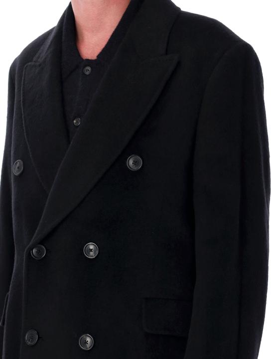 26FW 아워레가시 헤어리 울 웨일 코트 M4201WB BLACK - OUR LEGACY