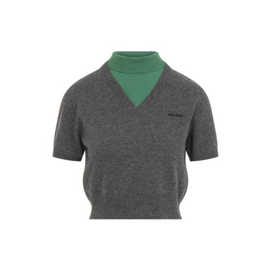26FW 미우미우 스웨터 MMR471SOOO6062 F0DUP GREY