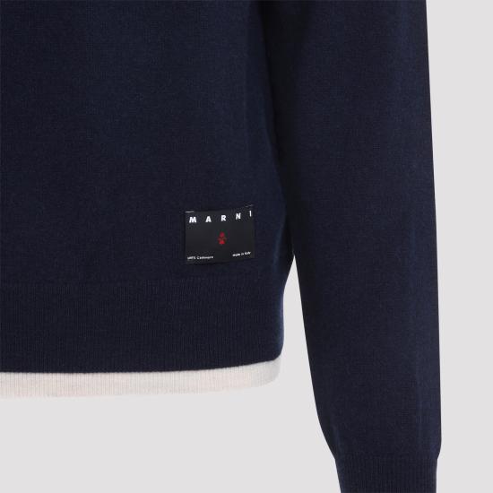 26FW 마르니 스웨터 GCMG0502Q0UFX331 MXB84 BLUE - MARNI