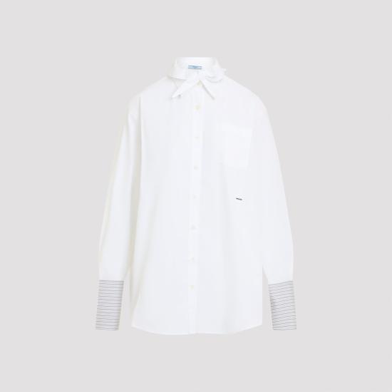 26FW 프라다 셔츠 P470JRSOOO6283 F0009 WHITE - PRADA