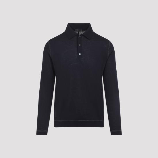 26FW 프라다 폴로 티셔츠 UMF402SOOO6243 F0008 BLUE - PRADA