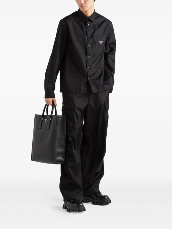 26FW 프라다 긴팔 셔츠 SC514SOOO1WQ8 F0002 BLACK - PRADA
