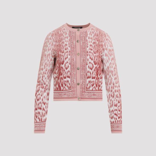 26FW 로베르토 카발리 스웨터 XQM903MA018 02500 PINK PURPLE - ROBERTO CAVALLI
