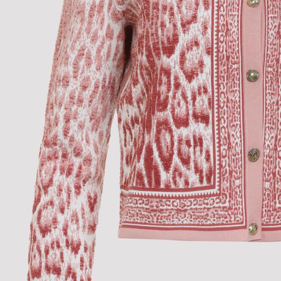 26FW 로베르토 카발리 스웨터 XQM903MA018 02500 PINK PURPLE - ROBERTO CAVALLI