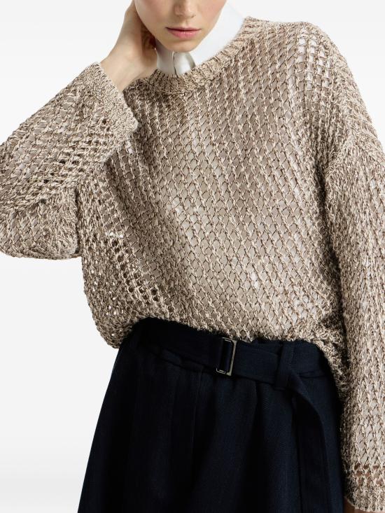 26FW 브루넬로 쿠치넬리 스웨터 MEA345600P CII33 NUDE NEUTRALS - BRUNELLO CUCINELLI