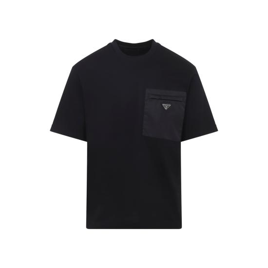 26FW 프라다 반팔 티셔츠 UJN661SWMO11CK F0002 BLACK