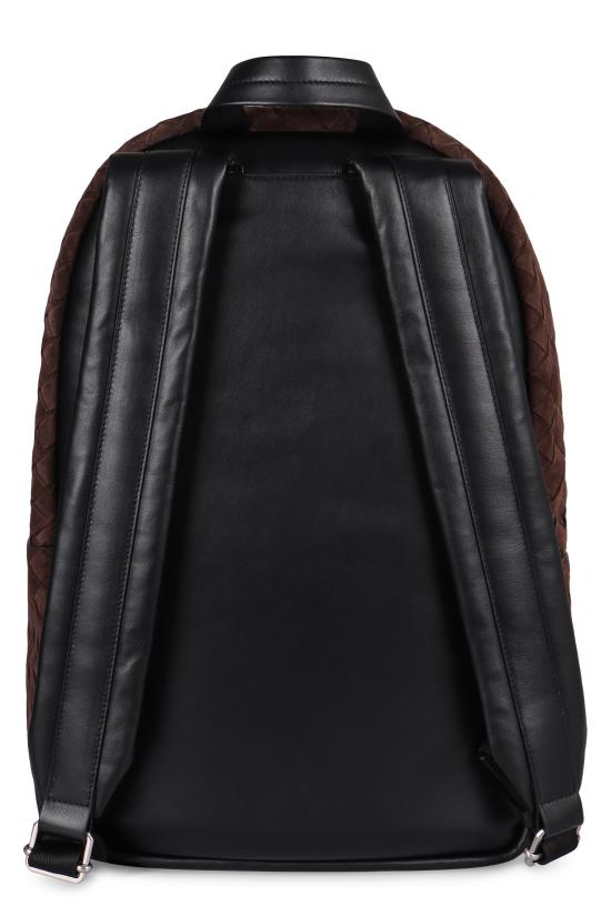 26FW 보테가베네타 인트레치아토 스웨이드 백팩 828117V1QEC 2609 BROWN - BOTTEGA VENETA