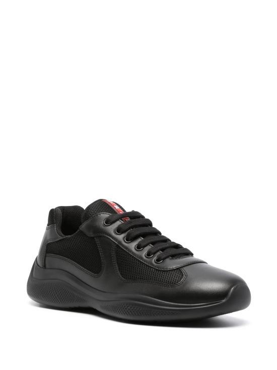 26FW 프라다 아메리카 컵 스니커즈 4E34006GW F0002 BLACK - PRADA