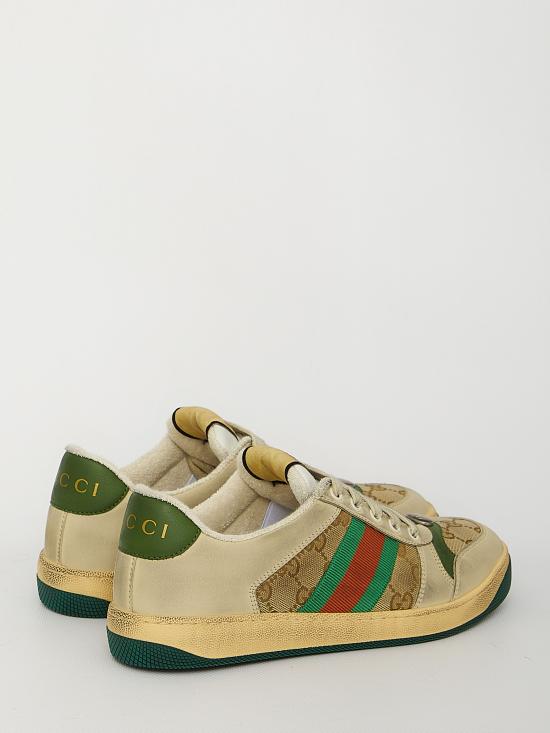 26FW 구찌 스크리너 GG 캔버스 디스트레스드 스니커즈 5465519Y920 9666 MULTICOLOUR - GUCCI