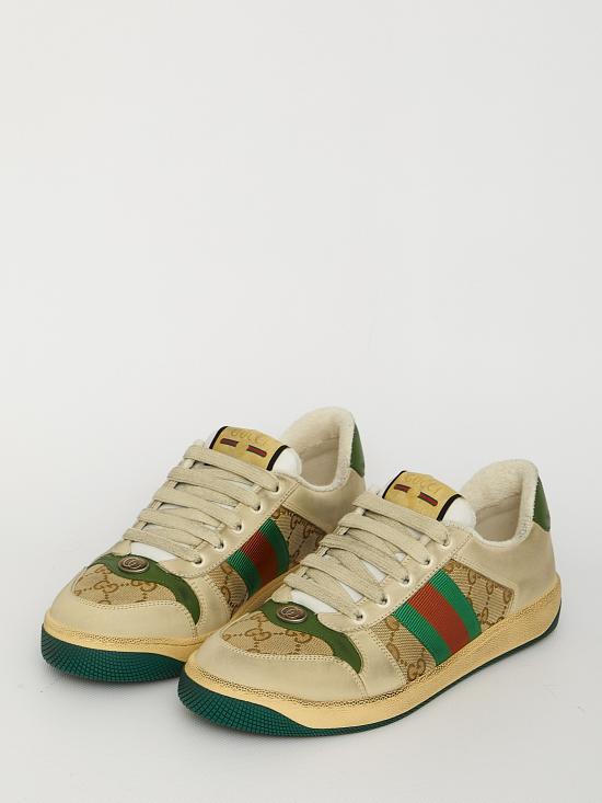 26FW 구찌 스크리너 GG 캔버스 디스트레스드 스니커즈 5465519Y920 9666 MULTICOLOUR - GUCCI