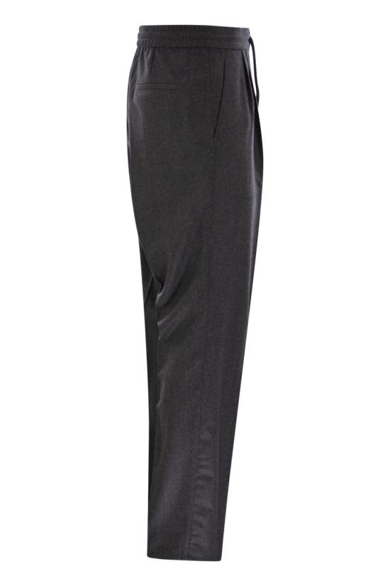 26FW 브루넬로 쿠치넬리 스트레이트 팬츠 ME226E1710 C004 GREY - BRUNELLO CUCINELLI