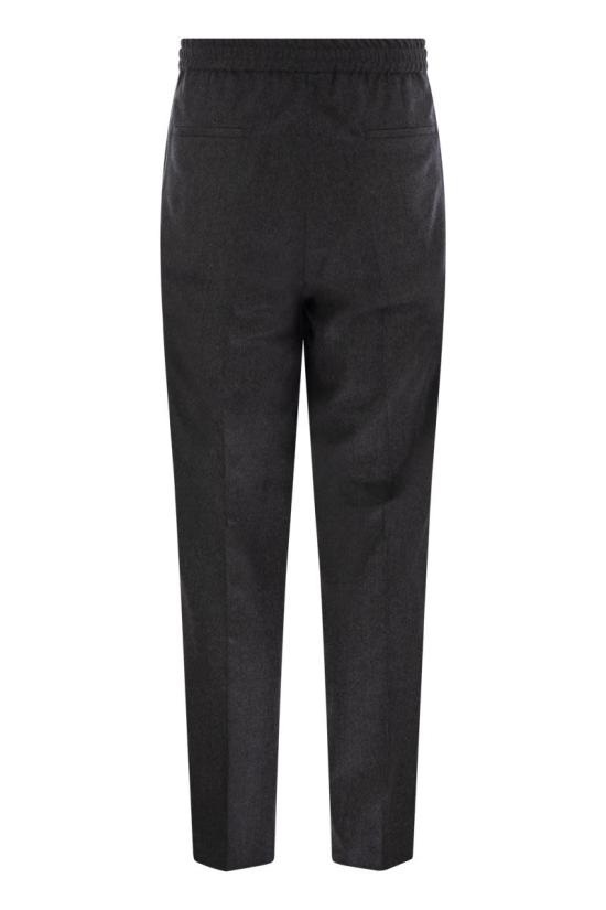 26FW 브루넬로 쿠치넬리 스트레이트 팬츠 ME226E1710 C004 GREY - BRUNELLO CUCINELLI