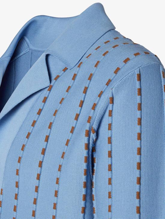 26FW 펜디 폴로 티셔츠 FZC171AWZ1 F1X36 BLUE - FENDI