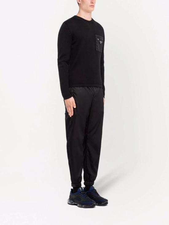 26FW 프라다 스웨터 UMB0491W4X F0002 BLACK - PRADA