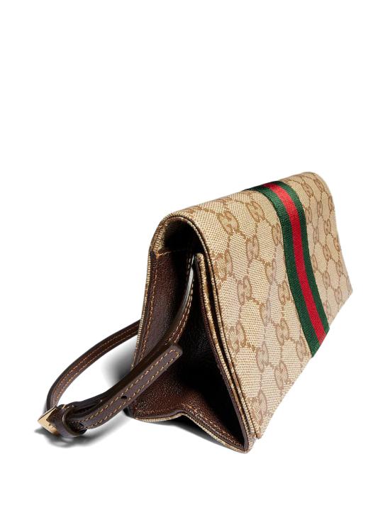 26FW 구찌 웹스몰 파우치 웹스몰 파우치 A002KMFAF8R 8547 BROWN - GUCCI