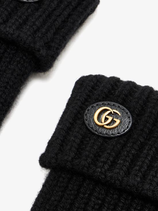 26FW 구찌 장갑 7885033GB02 1000 BLACK - GUCCI