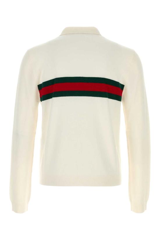 26FW 구찌 폴로 티셔츠 875162XKFPA 9035 WHITE - GUCCI