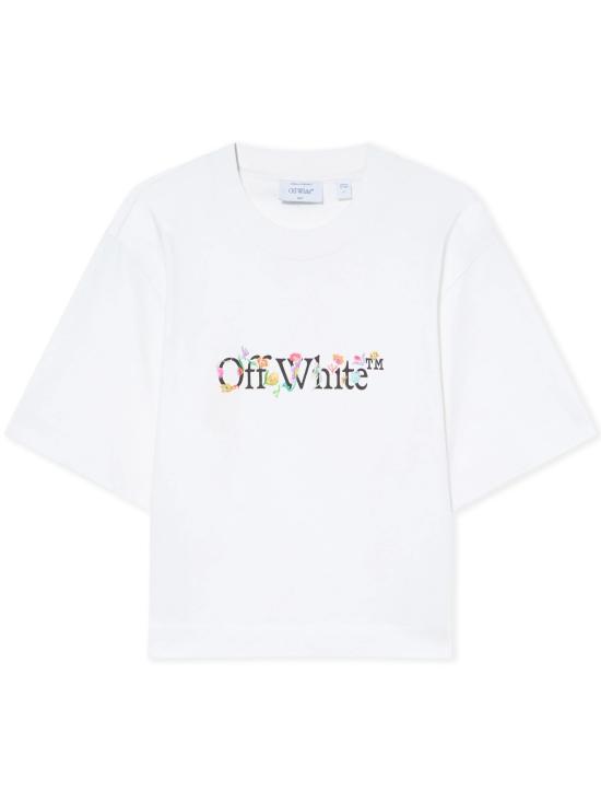 26FW 오프화이트 반팔 티셔츠 2AA090S26JER001W102 WHITE