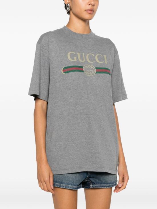 26FW 구찌 반팔 티셔츠 865015XJH1R 1230 GREY - GUCCI