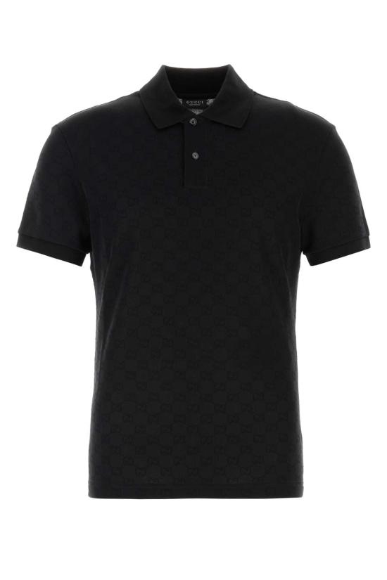 26FW 구찌 폴로 티셔츠 A002V0XJHX4 1000 BLACK