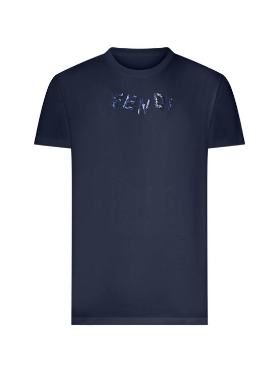26FW 펜디 반팔 티셔츠 FY1319AUOB F0PTH BLUE