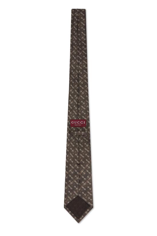 26SS 구찌 넥타이 8533674E0092279 brown - GUCCI