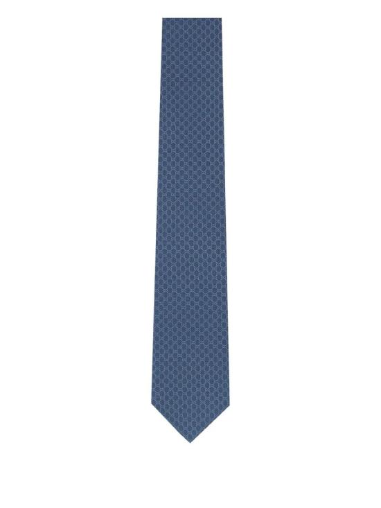 26FW 구찌 GG 실크 자카드 타이 8361324E0094300 blue