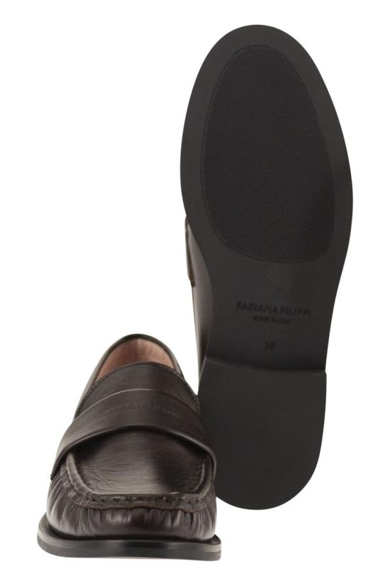 26FW 파비아나 필리피 로퍼 ASD216A843M515 1269 DARK BROWN - FABIANA FILIPPI