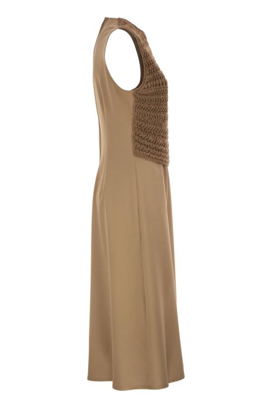 26SS 파비아나 필리피 미디 원피스 ABD266F179L774 1268 BROWN - FABIANA FILIPPI