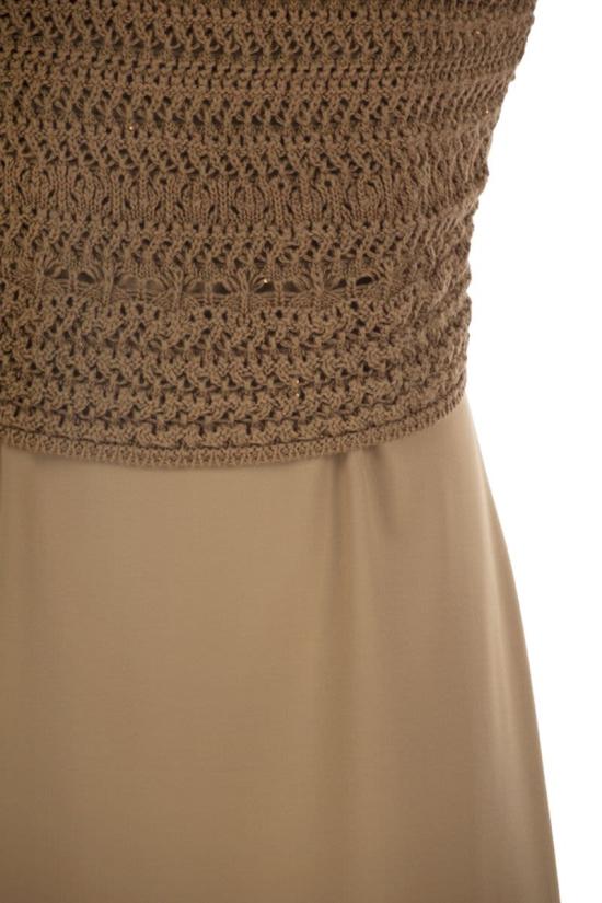 26SS 파비아나 필리피 미디 원피스 ABD266F179L774 1268 BROWN - FABIANA FILIPPI