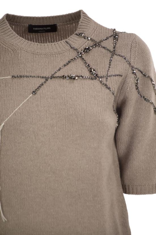26FW 파비아나 필리피 스웨터 MAD216F490M287 0165 TURTLEDOVE - FABIANA FILIPPI