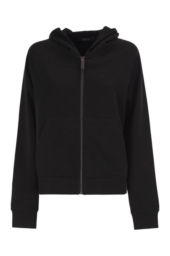 26FW 에스막스마라 후드 티셔츠 2629926021600 005 BLACK